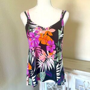 TANKINI TROPICAL PRINT FROM MACYS SZ 12